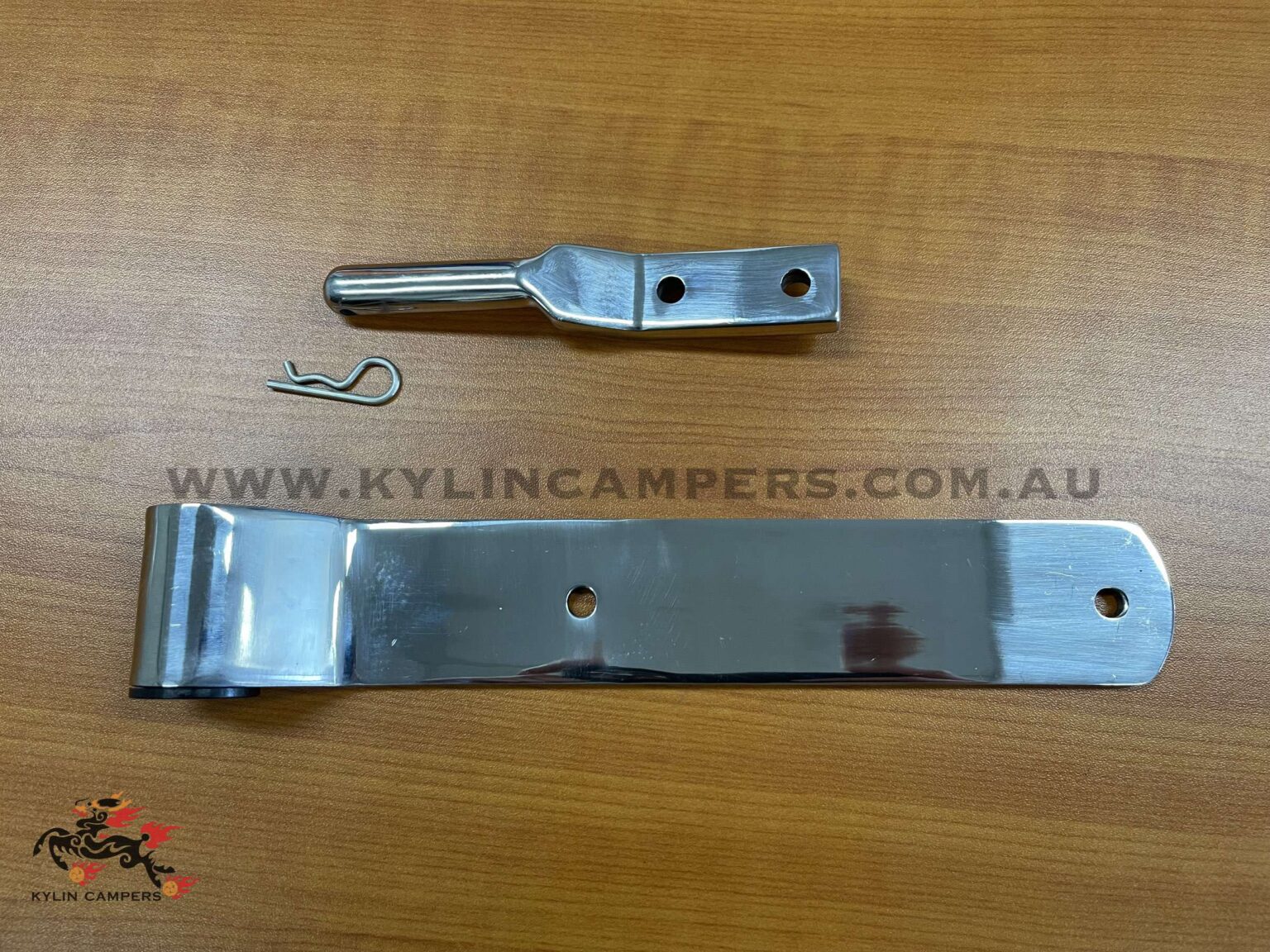 Heavy Duty Stainless Steel 240mm Strap Hinge for Ute Tray -Kylin Campers